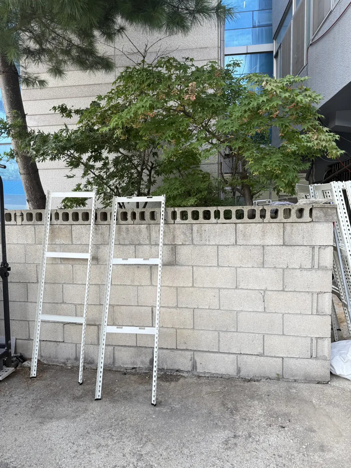 화성 조립식선반설치 작업 전
